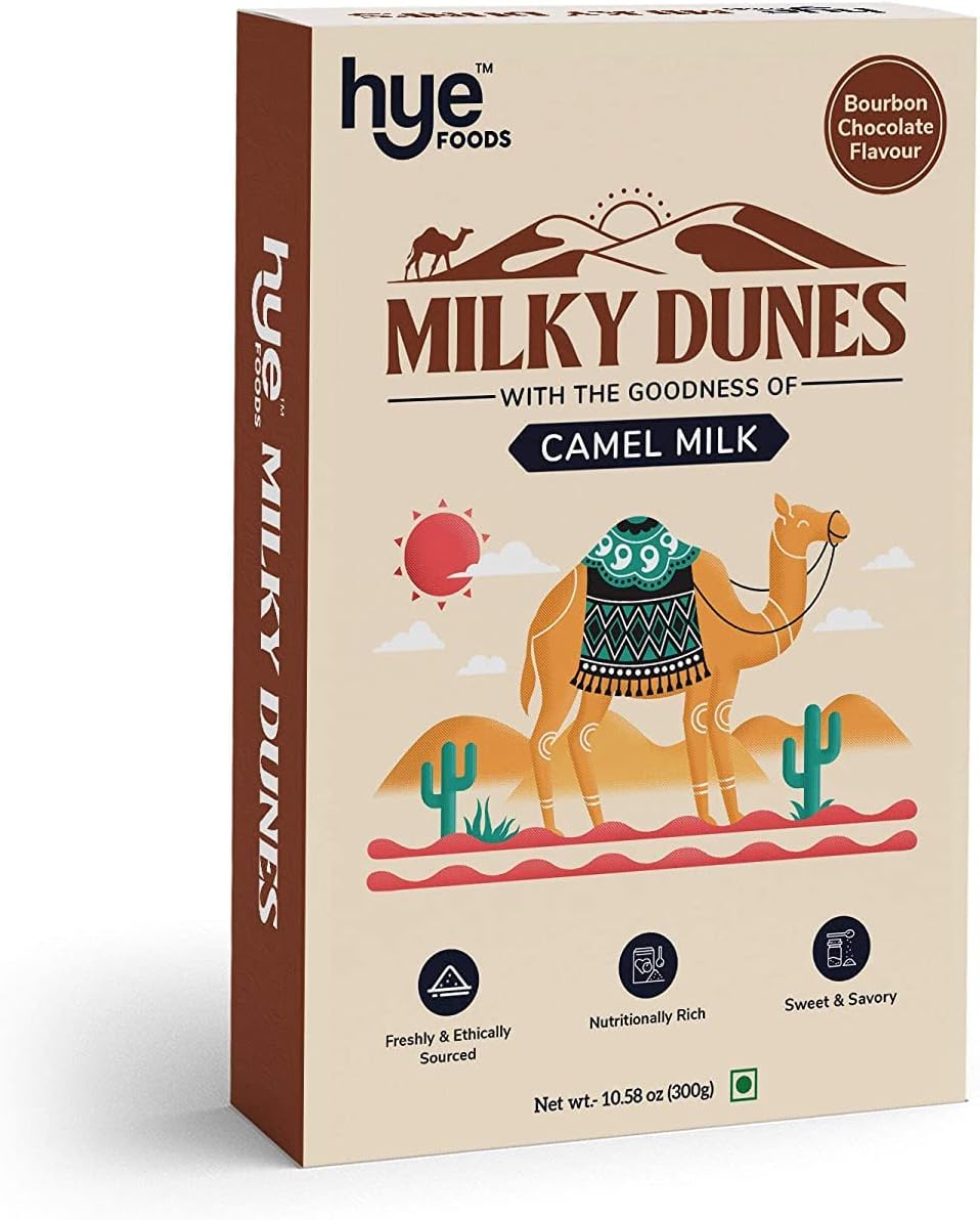 KHALI Milky Dunes | Camel Milk Powder | Bourbon Chocolate | 300gms | 10.58 Oz - Image 1